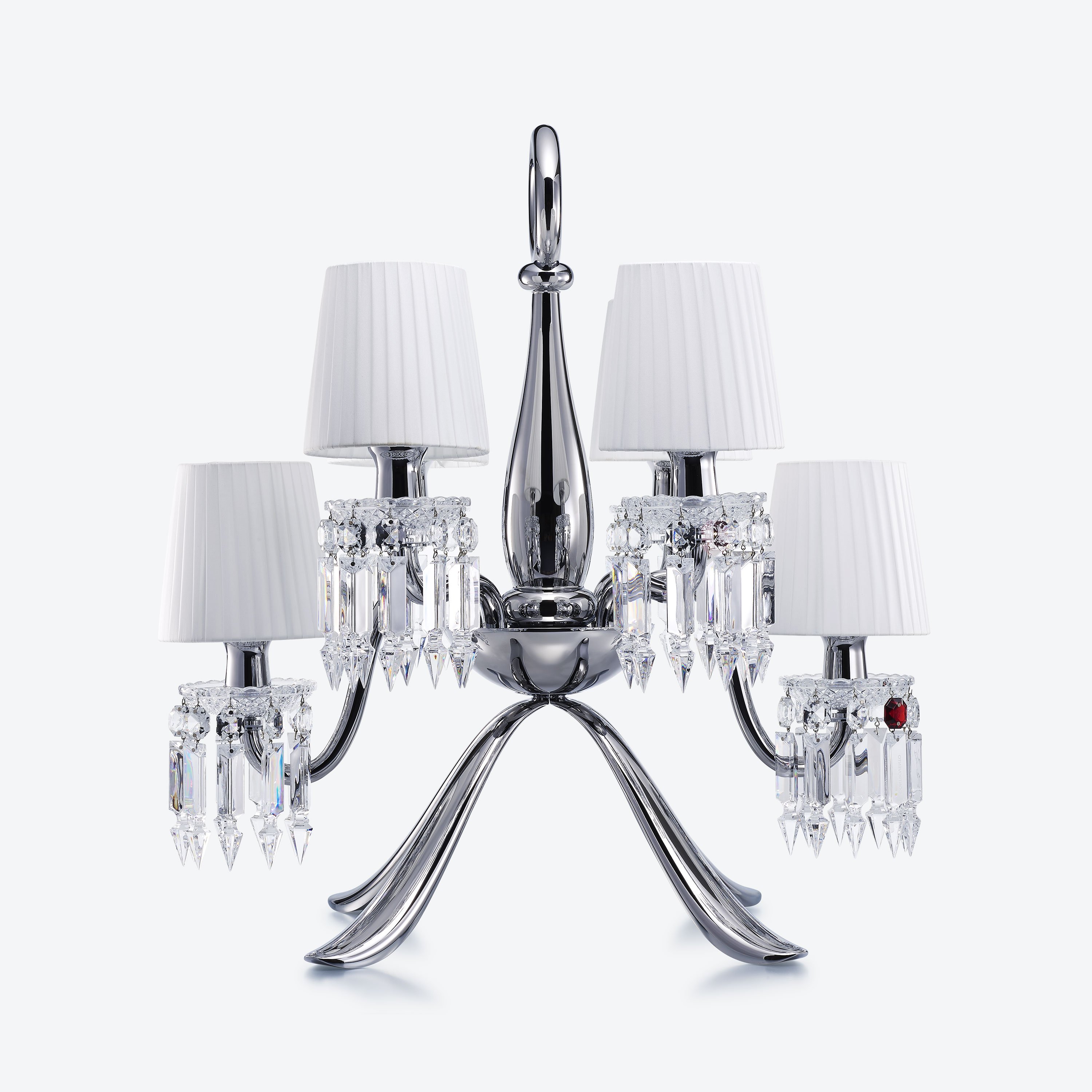 Z&eacute;nith Nomade Lamp (06L) Baccarat in Crystal Silver